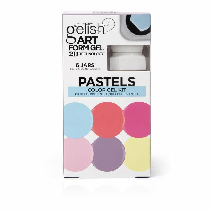 Gelish Art Form Gel - Pastel Color Gel Kit 6pk