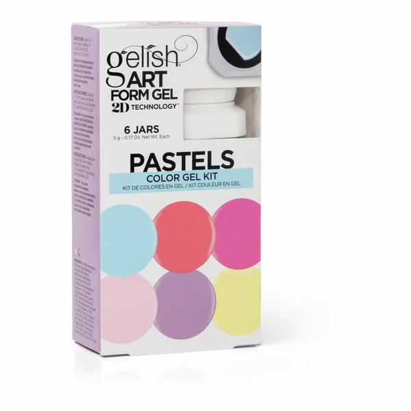 Gelish Art Form Gel - Pastel Color Gel Kit 6pk