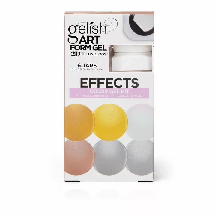 Gelish Art Form Gel - Effects Color Gel Kit 6pk