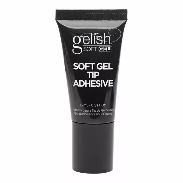 Gelish Soft Gel Tip Adhesive Clear 0.5oz Tube