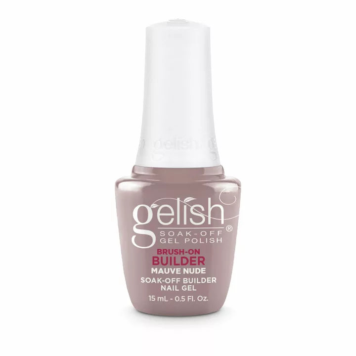 Gelish Brush On Builder Gel .5oz - Mauve Nude