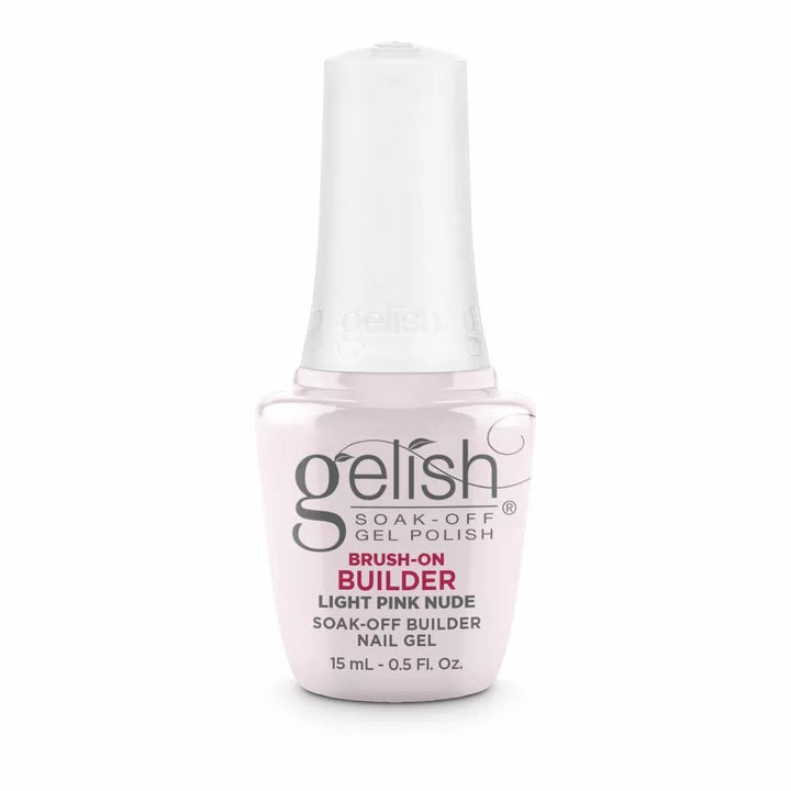 Gelish Brush On Builder Gel .5oz - Light Pink Nude