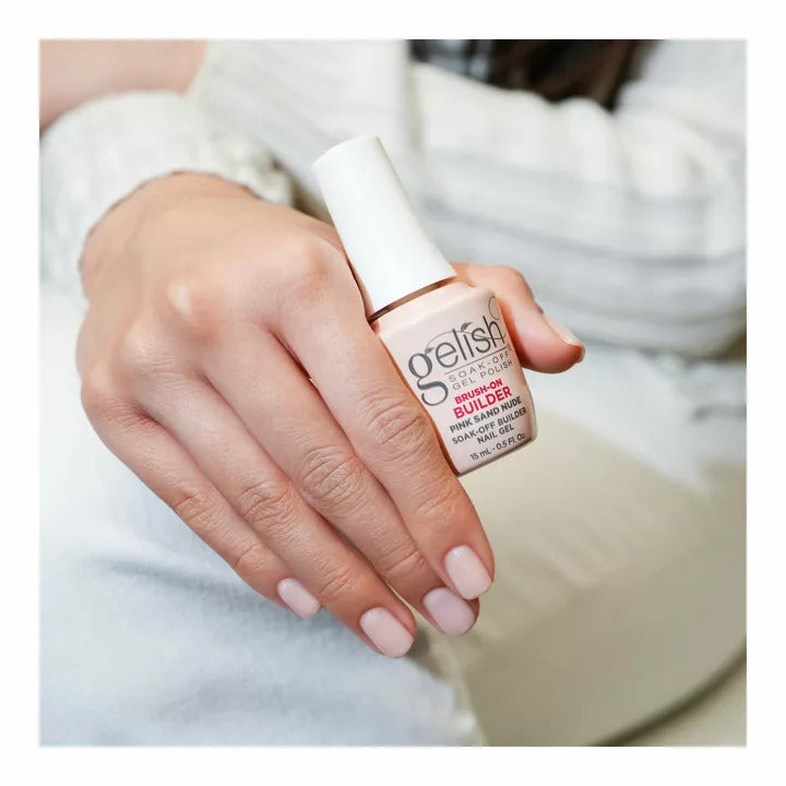 Gelish Brush On Builder Gel .5oz - Pink Sand Nude