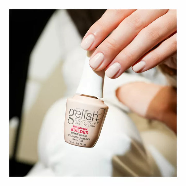 Gelish Brush On Builder Gel .5oz - Beige Nude