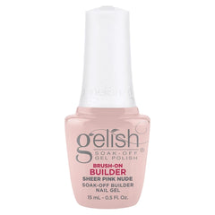 Gelish Brush On Builder Gel .5oz - Sheer Pink Nude