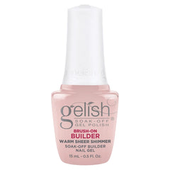 Gelish Brush On Builder Gel .5oz - Warm Sheer Shimmer