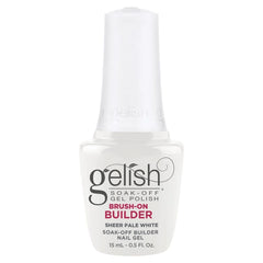 Gelish Brush On Builder Gel .5oz - Sheer Pale White