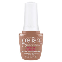 Gelish Brush On Builder Gel .5oz - Warm Toffee Brown