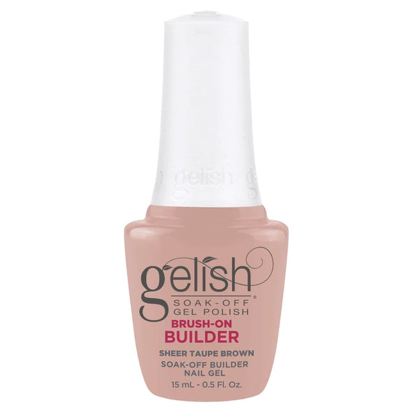 Gelish Brush On Builder Gel .5oz - Sheer Taupe Brown