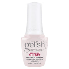 Gelish Brush On Builder Gel .5oz - Sheer Pale Ivory