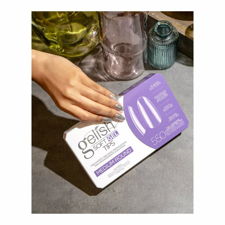 Gelish Soft Gel Tips - Medium Round