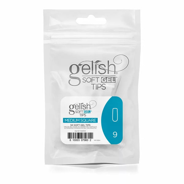 Gelish Soft Gel Tips - Medium Square