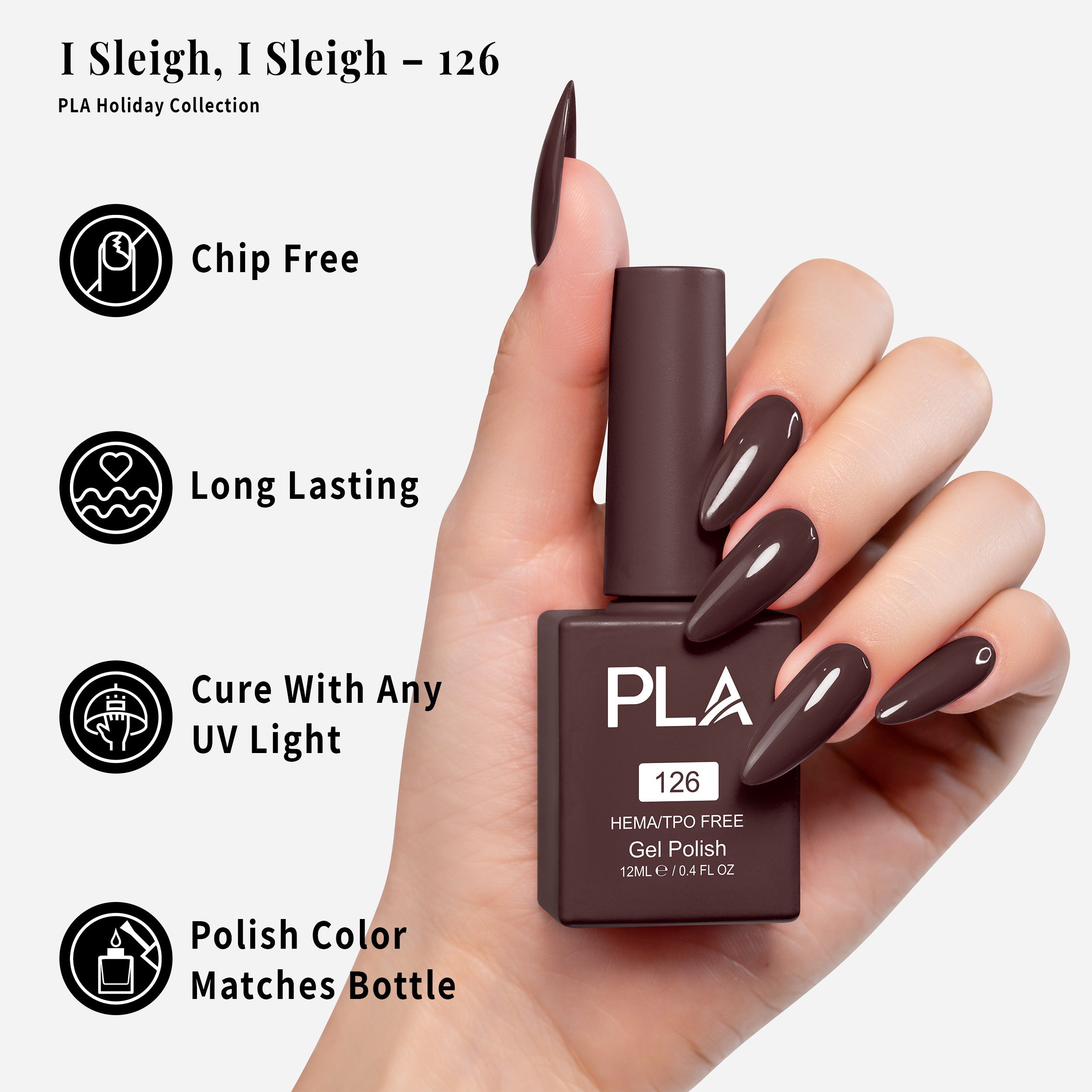PLA Gel Polish 12ml - I Sleigh, I Sleigh 126