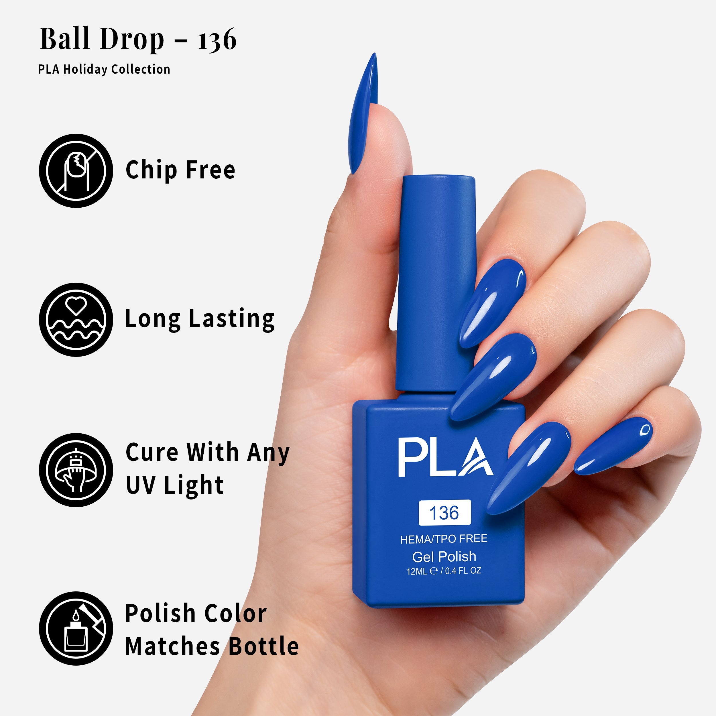 PLA Gel Polish 12ml - Ball Drop 136