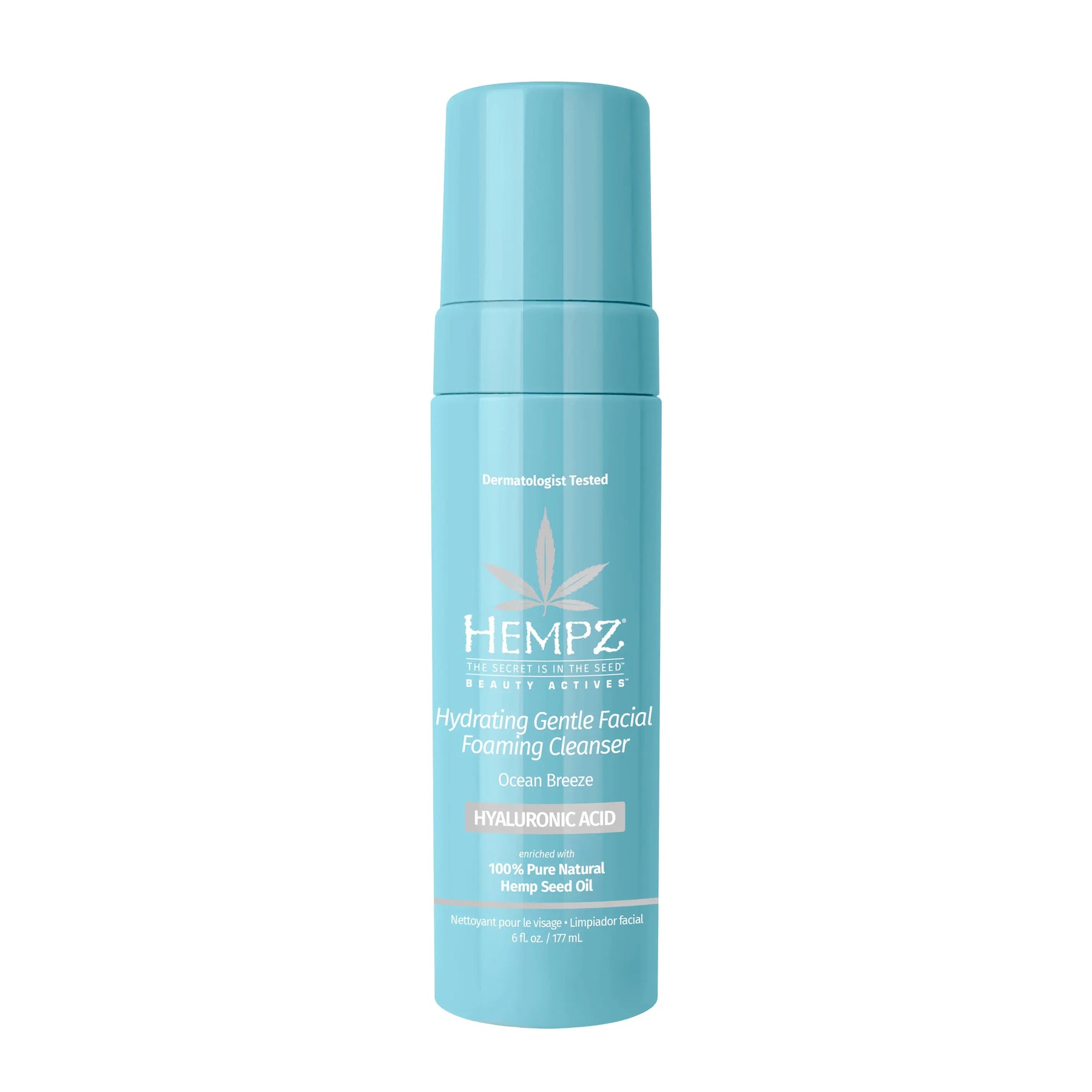 Hempz Hydrating Facial Foaming Cleanser Ocean Breeze 6oz Main image