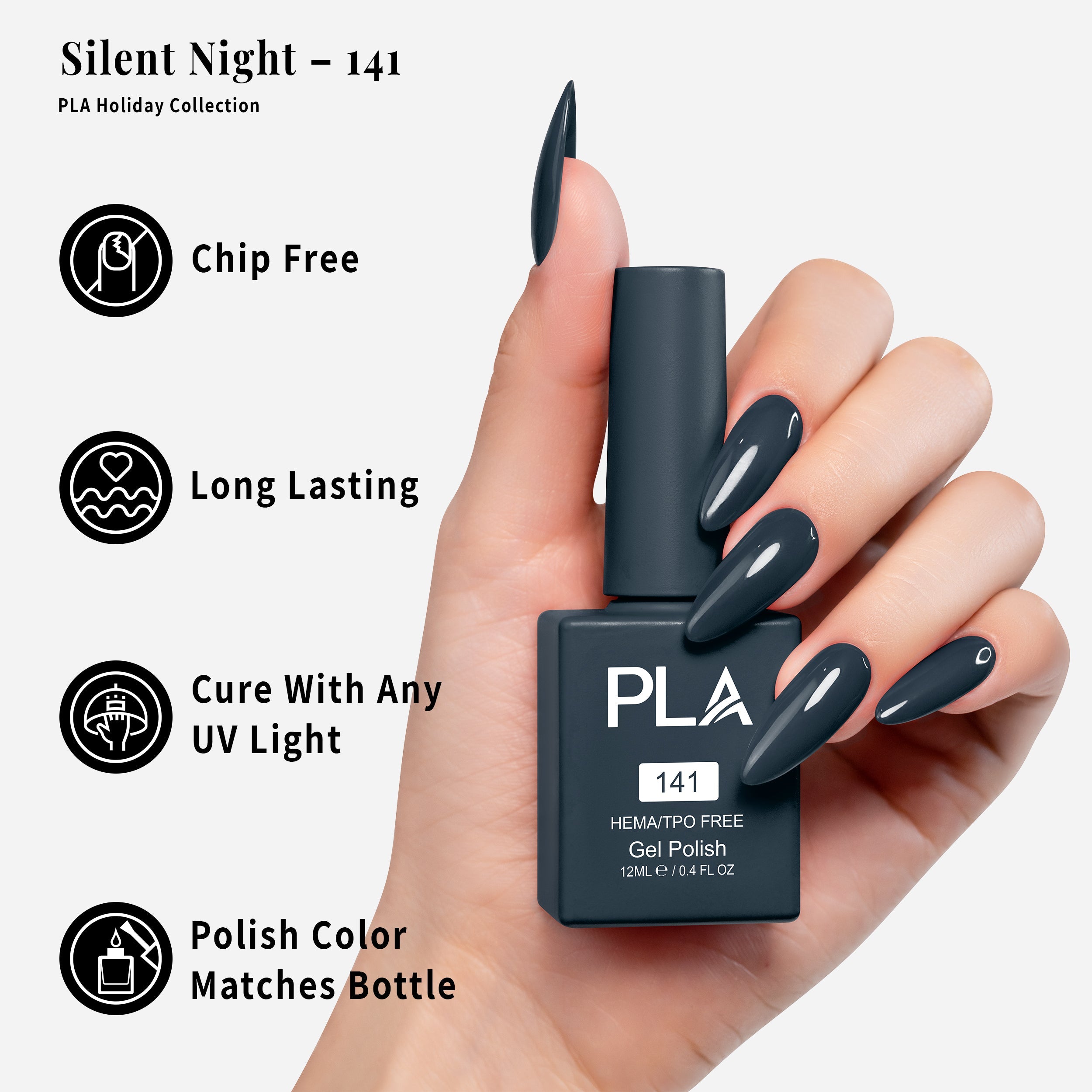 PLA Gel Polish 12ml - Silent Night 141