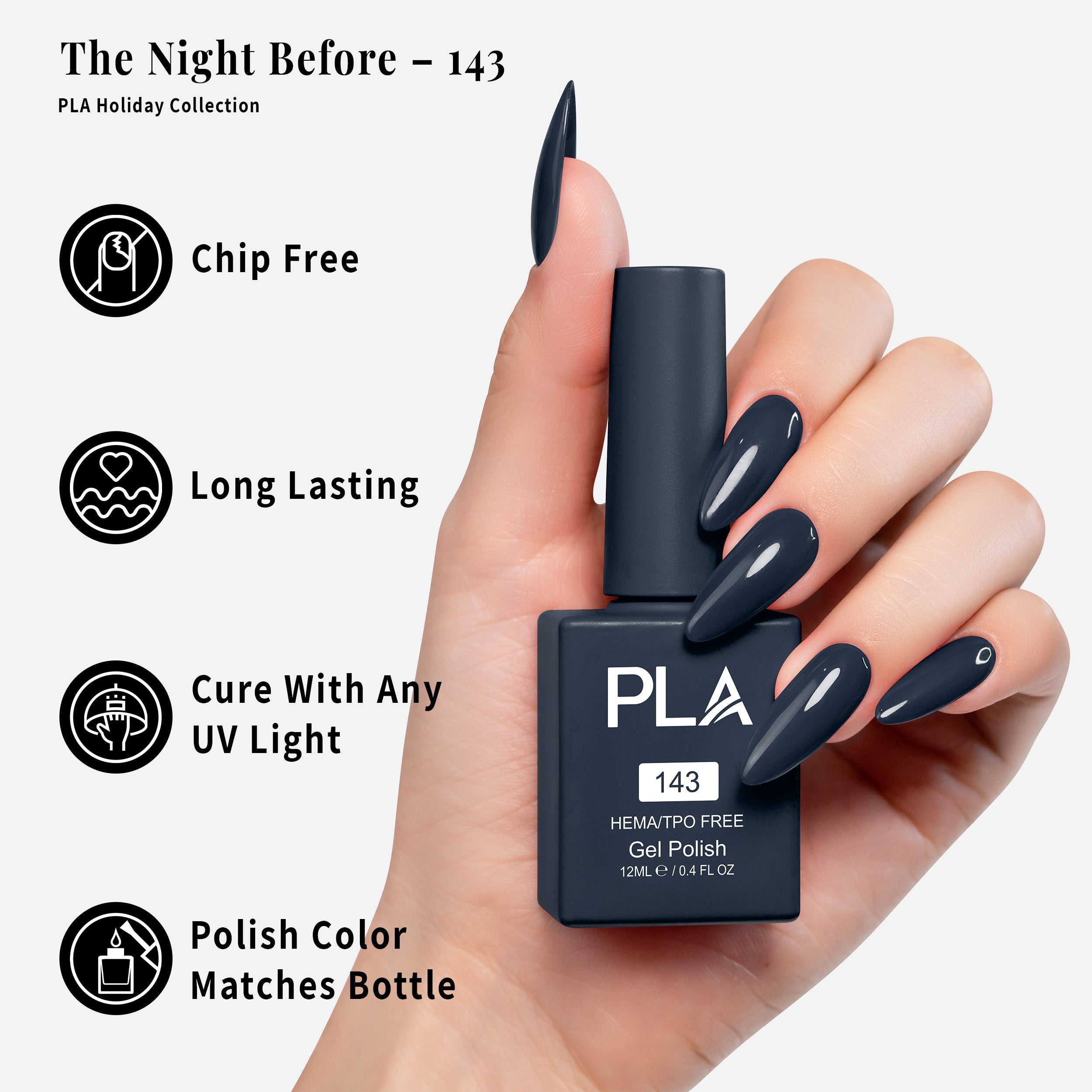 PLA Gel Polish 12ml - The Night Before 143