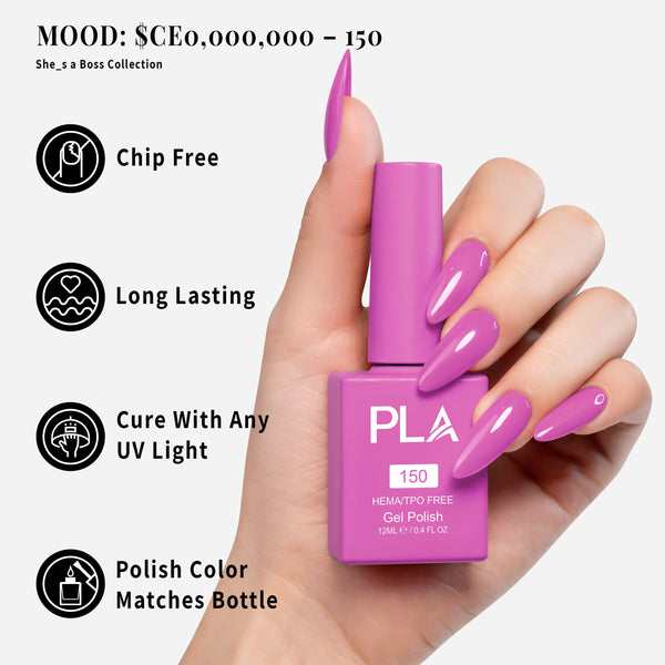 PLA Gel Polish 12ml - MOOD: $CE0,000,000 150