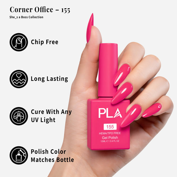 PLA Gel Polish 12ml - Corner Office 155