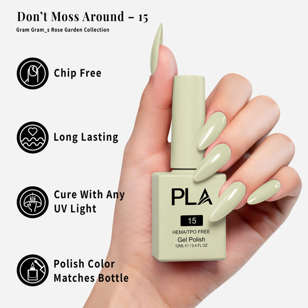 PLA Gel Polish 12ml - Don't Moss Around 15