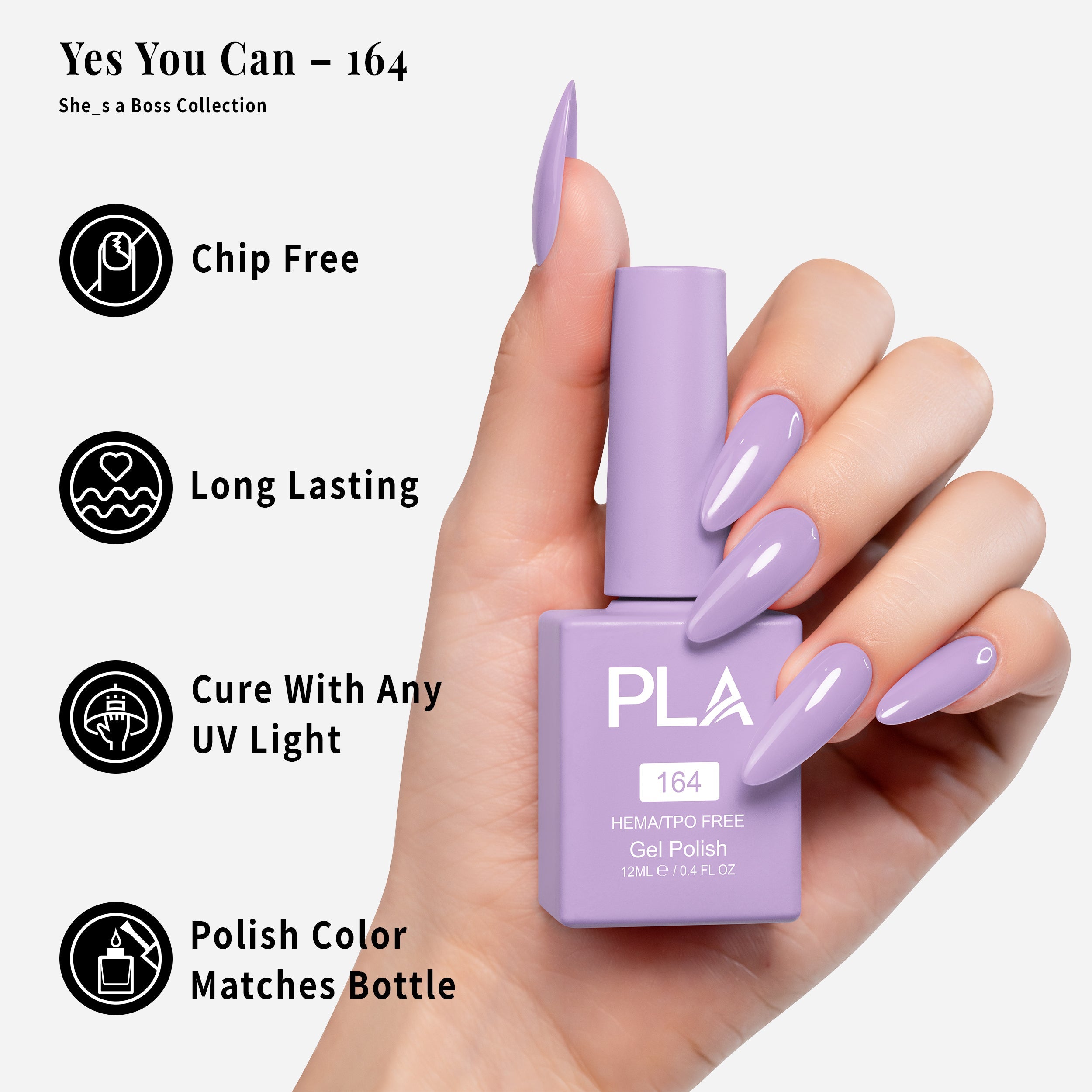 PLA Gel Polish 12ml - Yes You Can 164