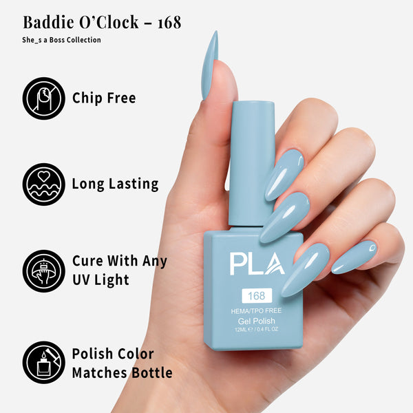 PLA Gel Polish 12ml - Baddie O'Clock 168