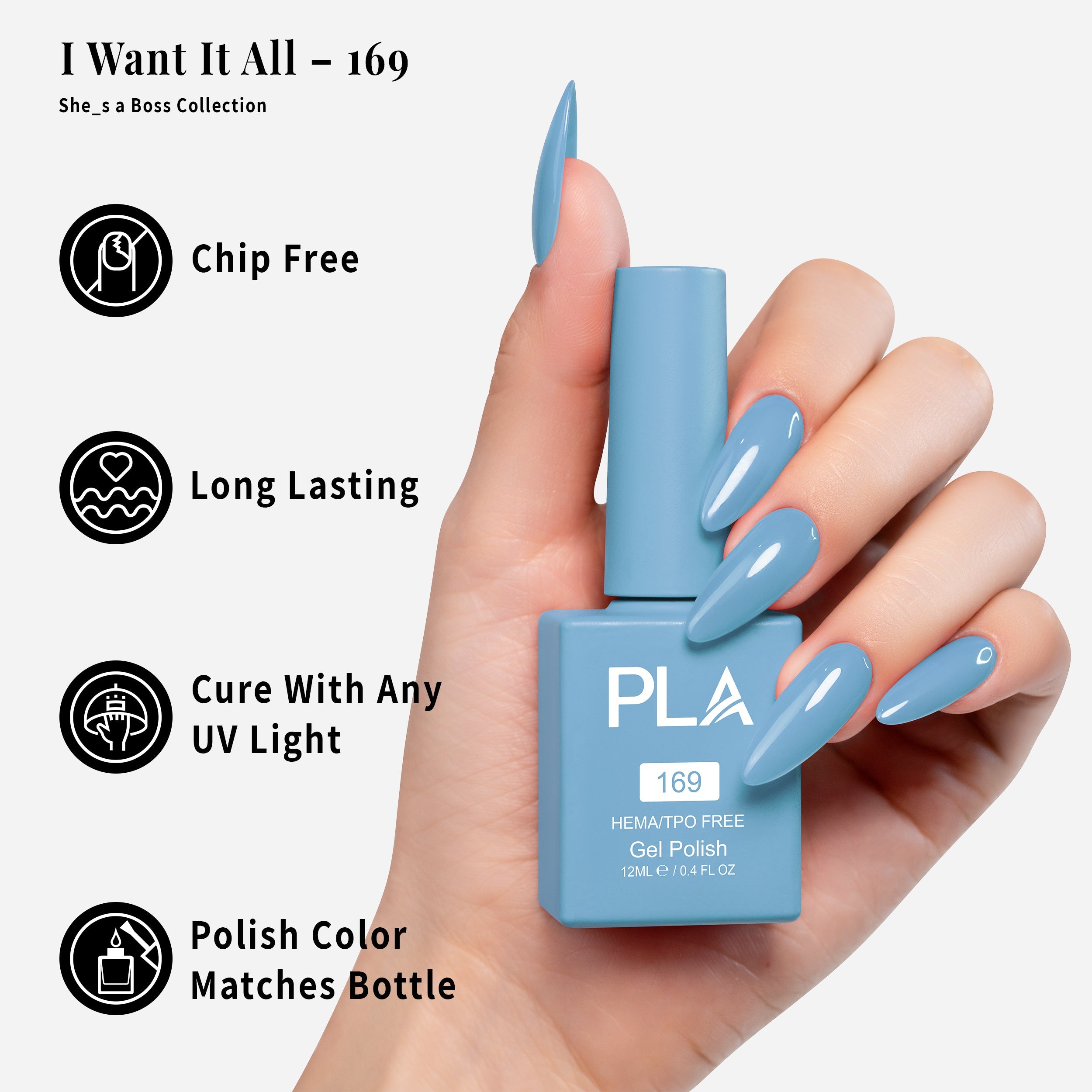 PLA Gel Polish 12ml - I Want It All 169