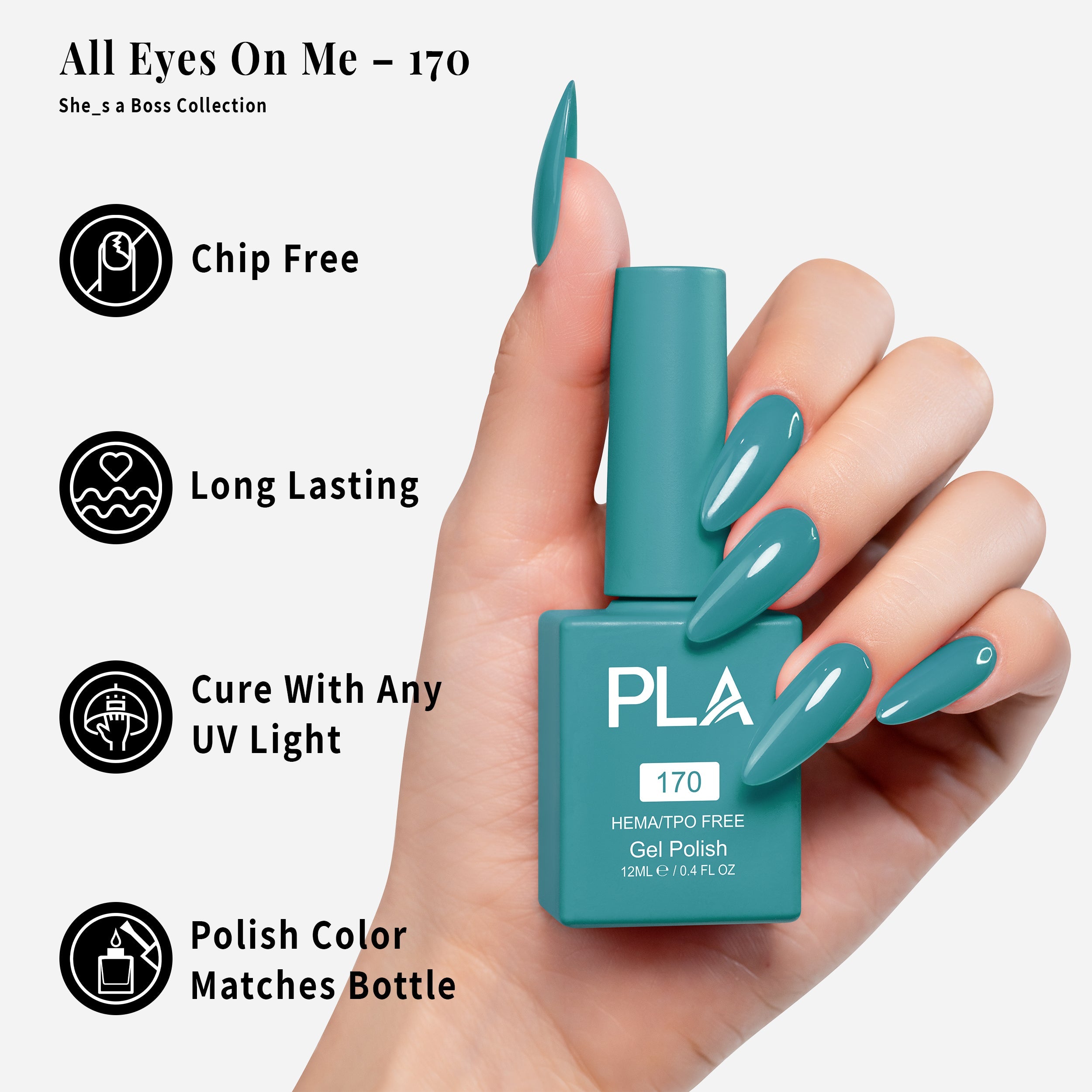 PLA Gel Polish 12ml - All Eyes On Me 170