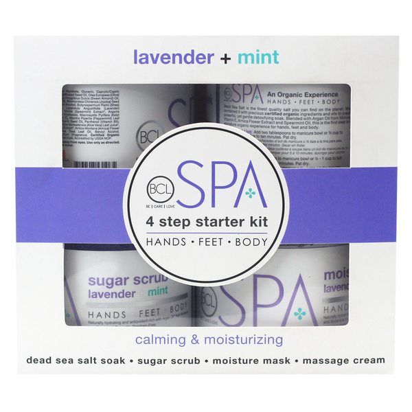 Be Care Love Lavender + Mint 4 Step Starter Kit