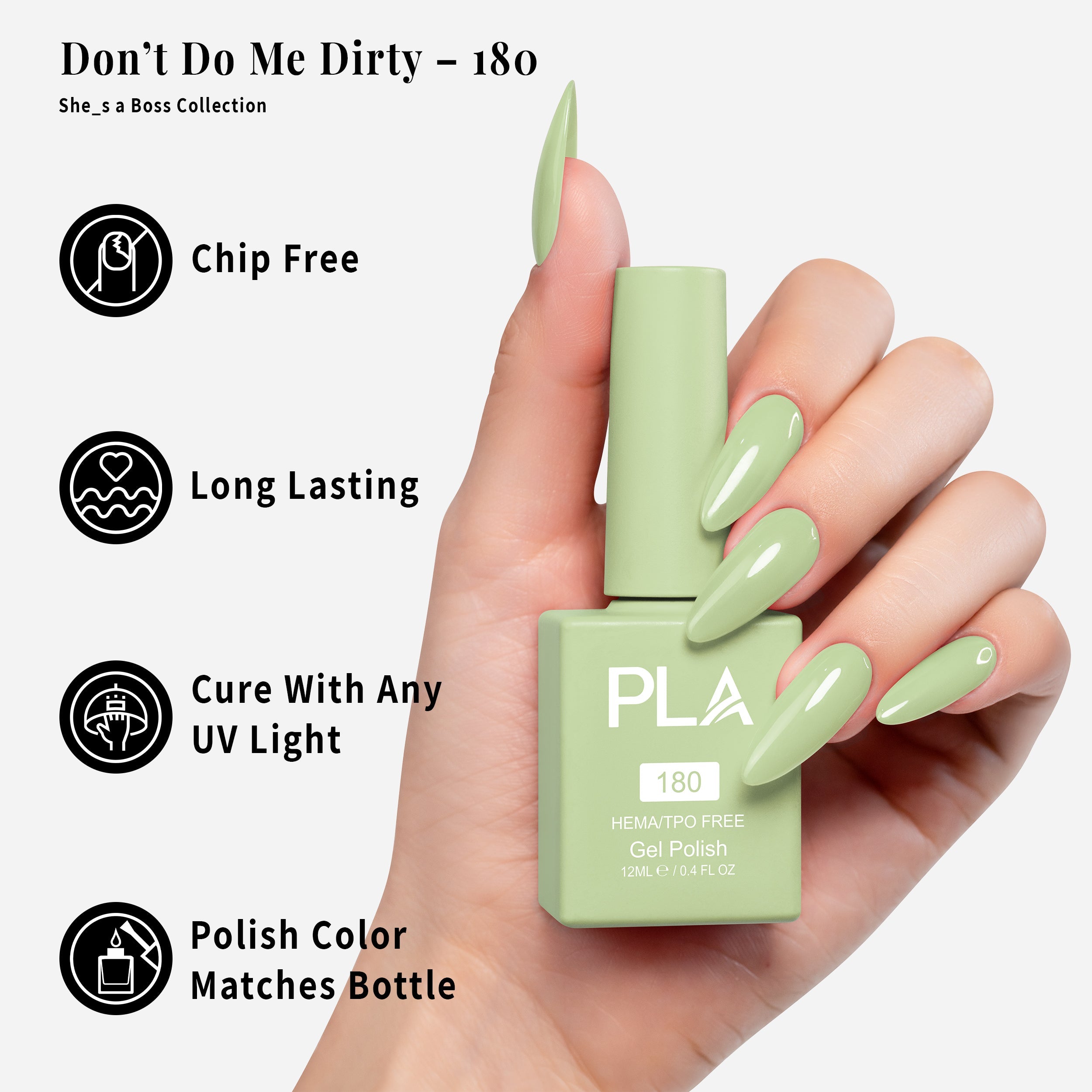 PLA Gel Polish 12ml - Don't Do Me Dirty 180