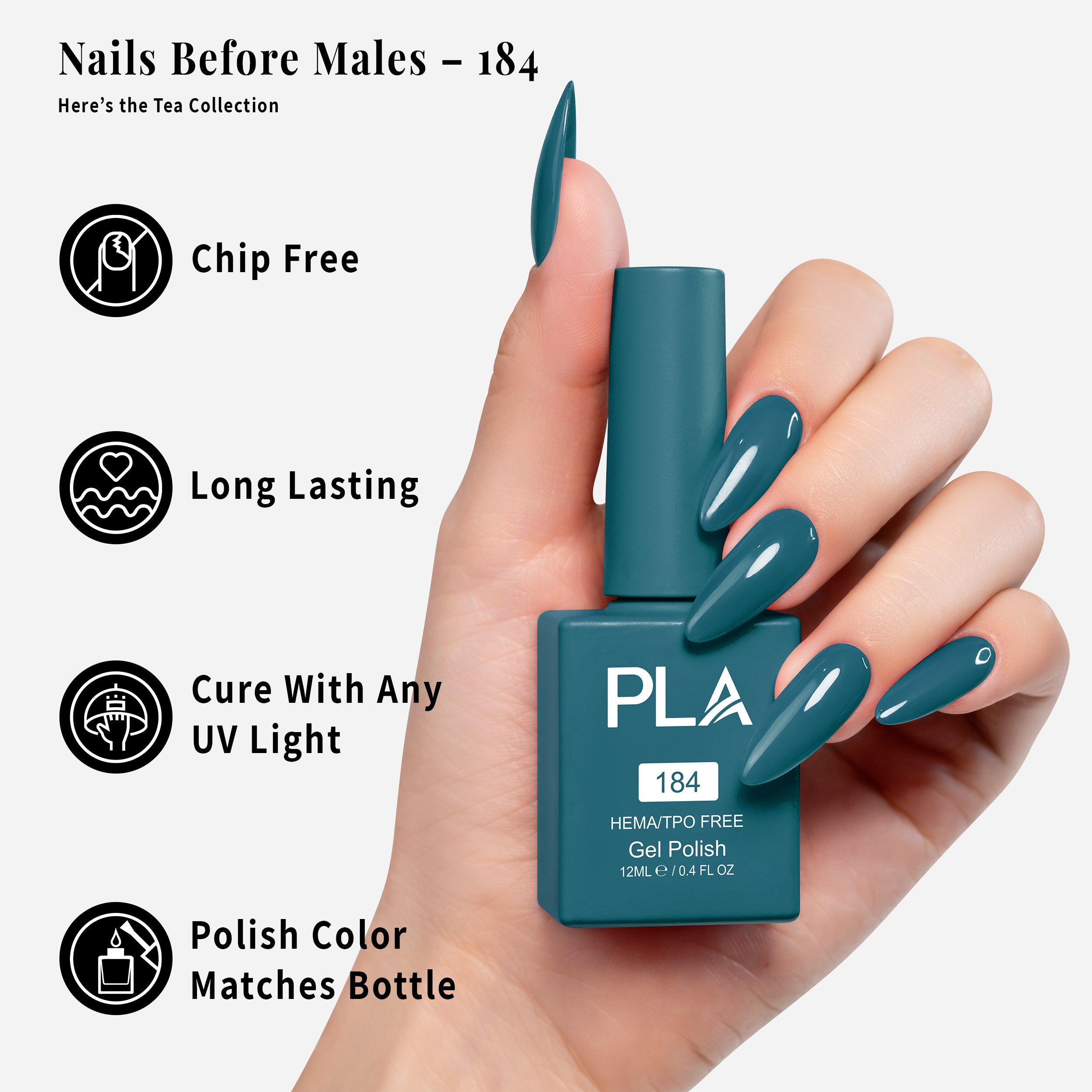 PLA Gel Polish 12ml - Nails Before Males 184