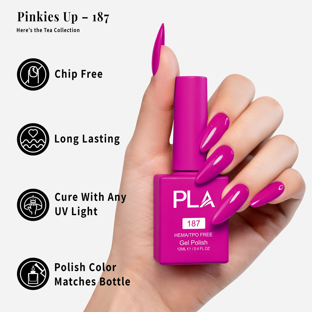 PLA Gel Polish 12ml - Pinkies Up 187