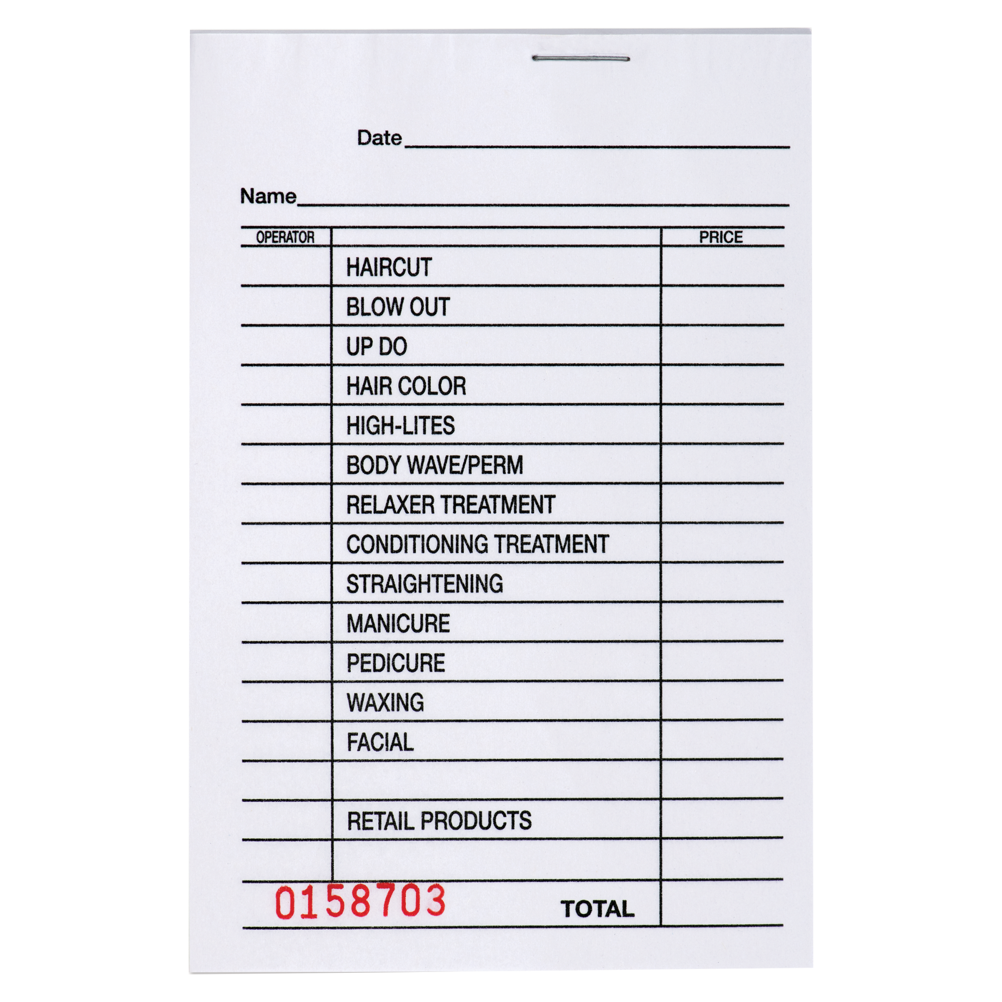 Salon Check Pad (DL-C278) Secondary image