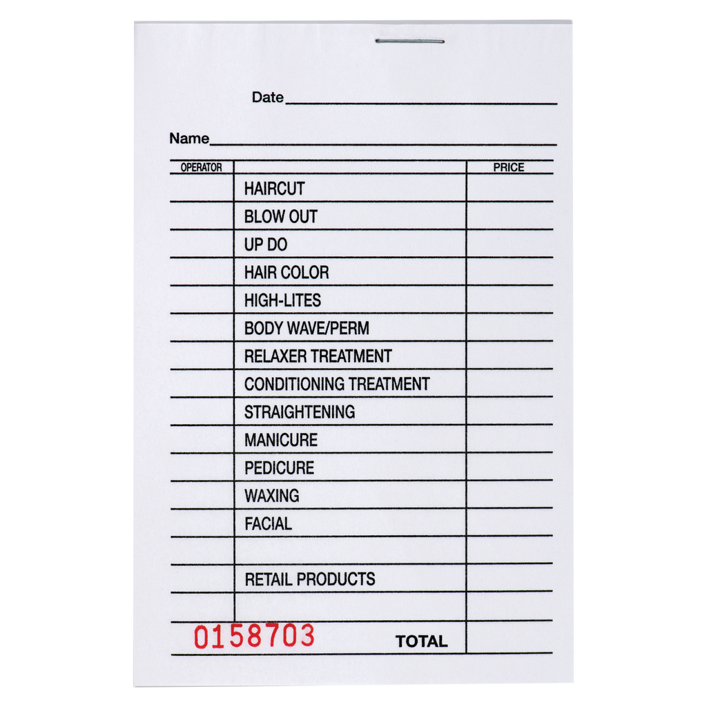 Salon Check Pad (DL-C278)