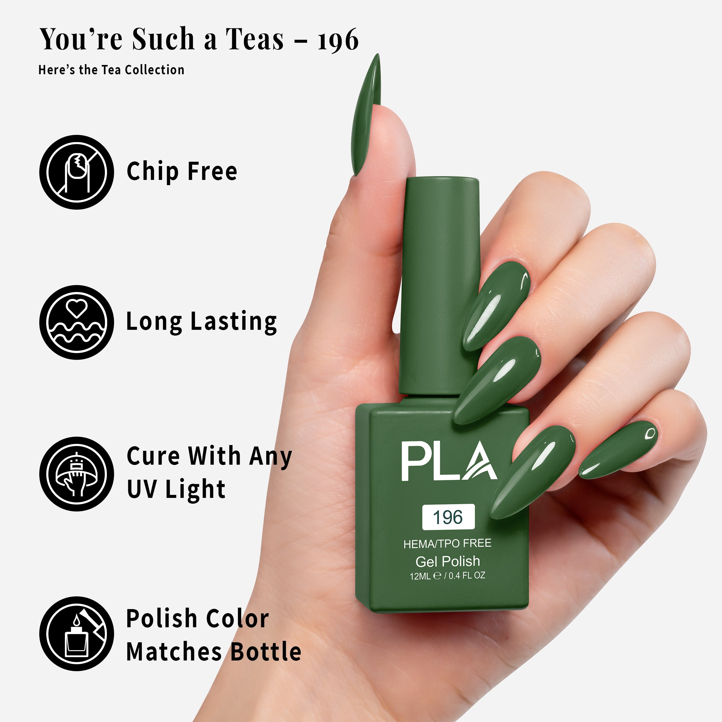 PLA Gel Polish 12ml - You're Such a Teas 196