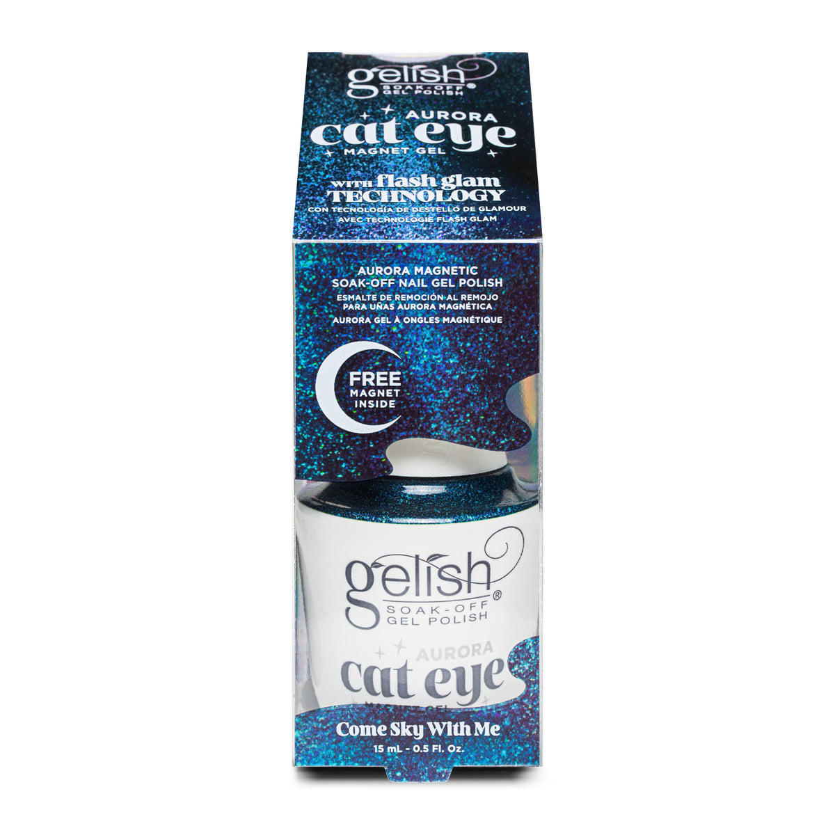 Gelish Aurora Cat Eye Magnet Gel - Come Sky With Me .5oz Main image