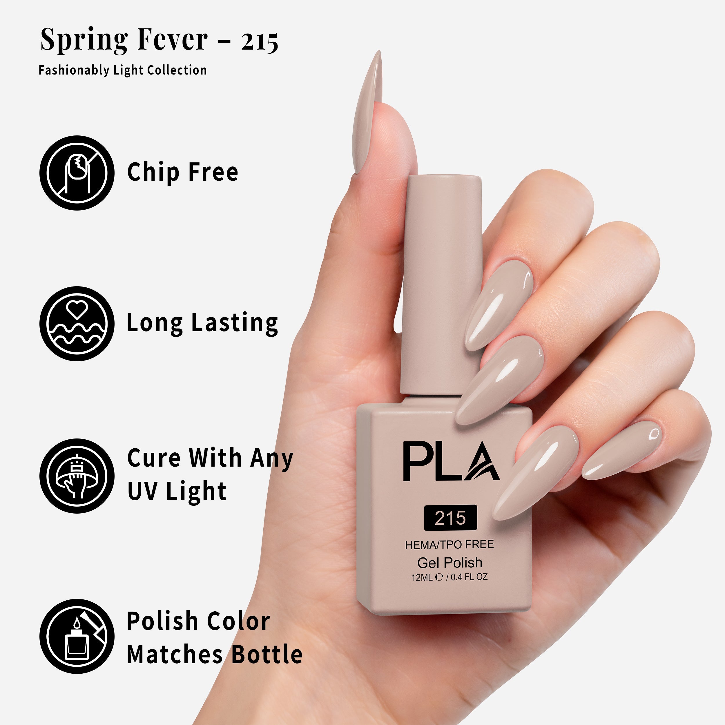 PLA Gel Polish 12ml - Spring Fever 215