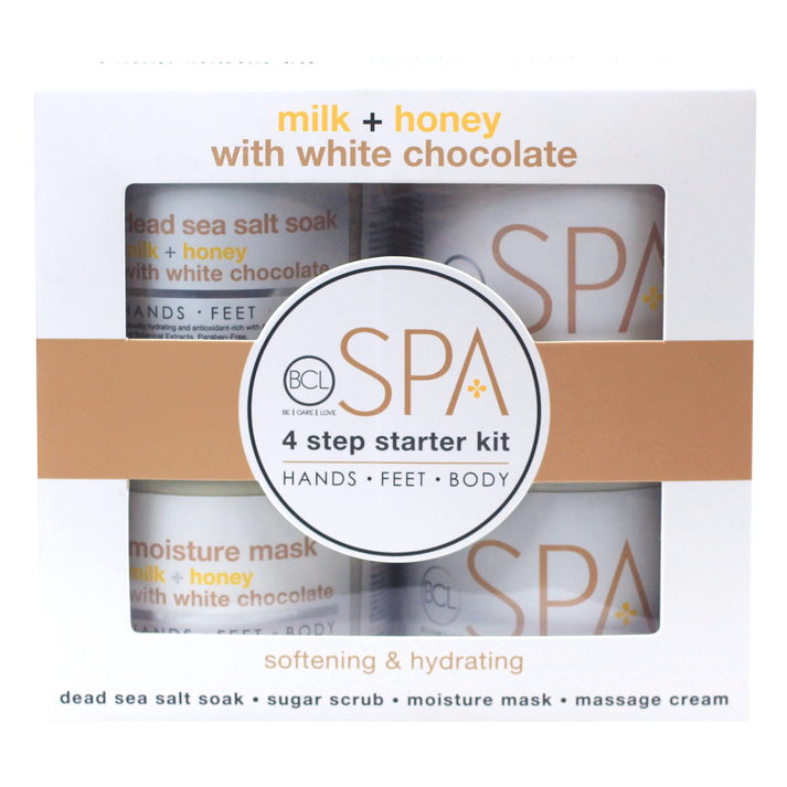 Be Care Love Milk + Honey with White Chocolate 4 Step Starter Kit Main image