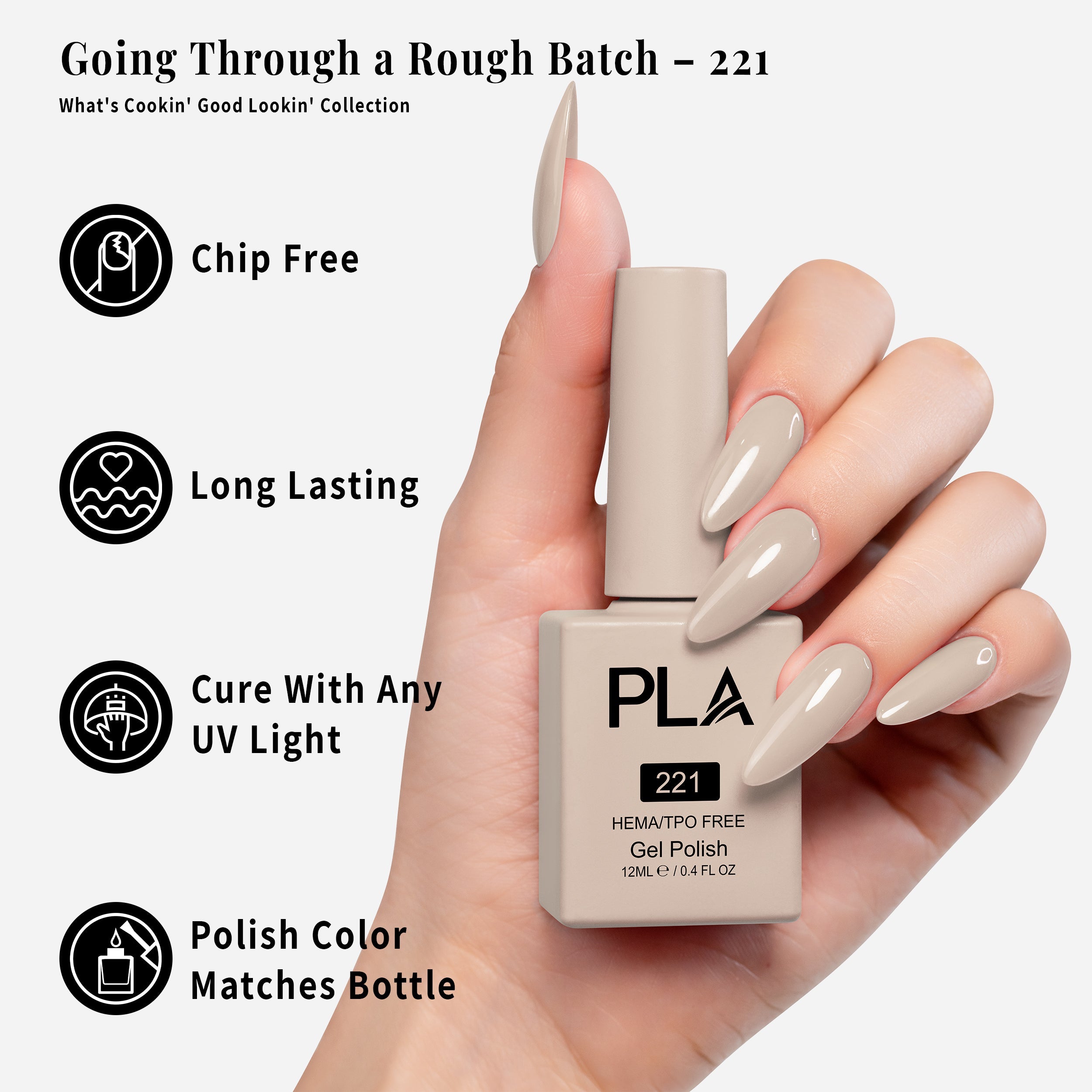 PLA Gel Polish 12ml - Going Through a Rough Batch 221