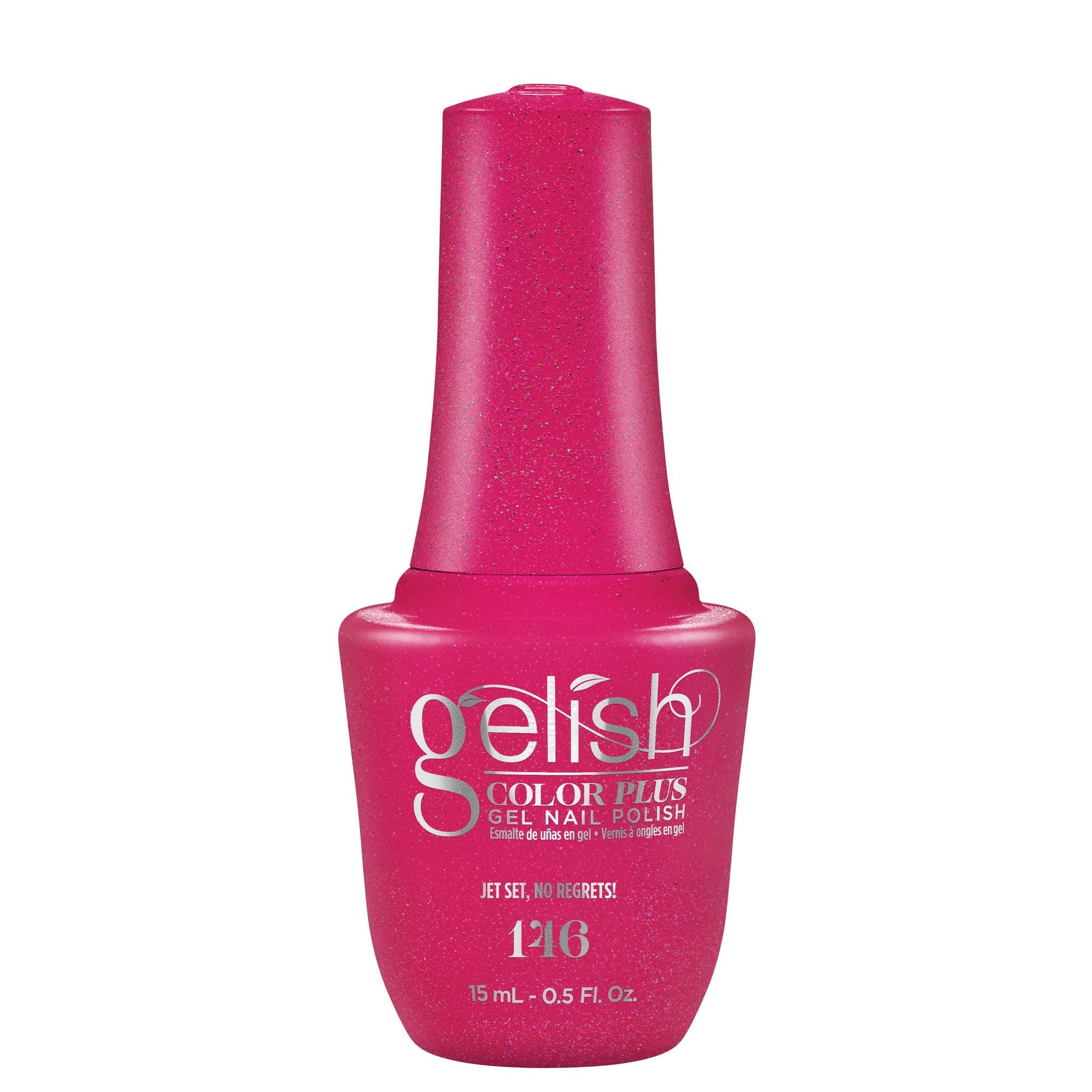 Jet Set, No Regrets! - Deep Raspberry Glitter Main image