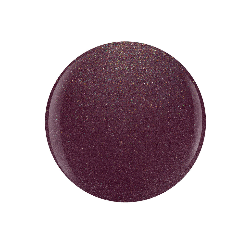 Plum Intended - Eggplant With Gold Glitter