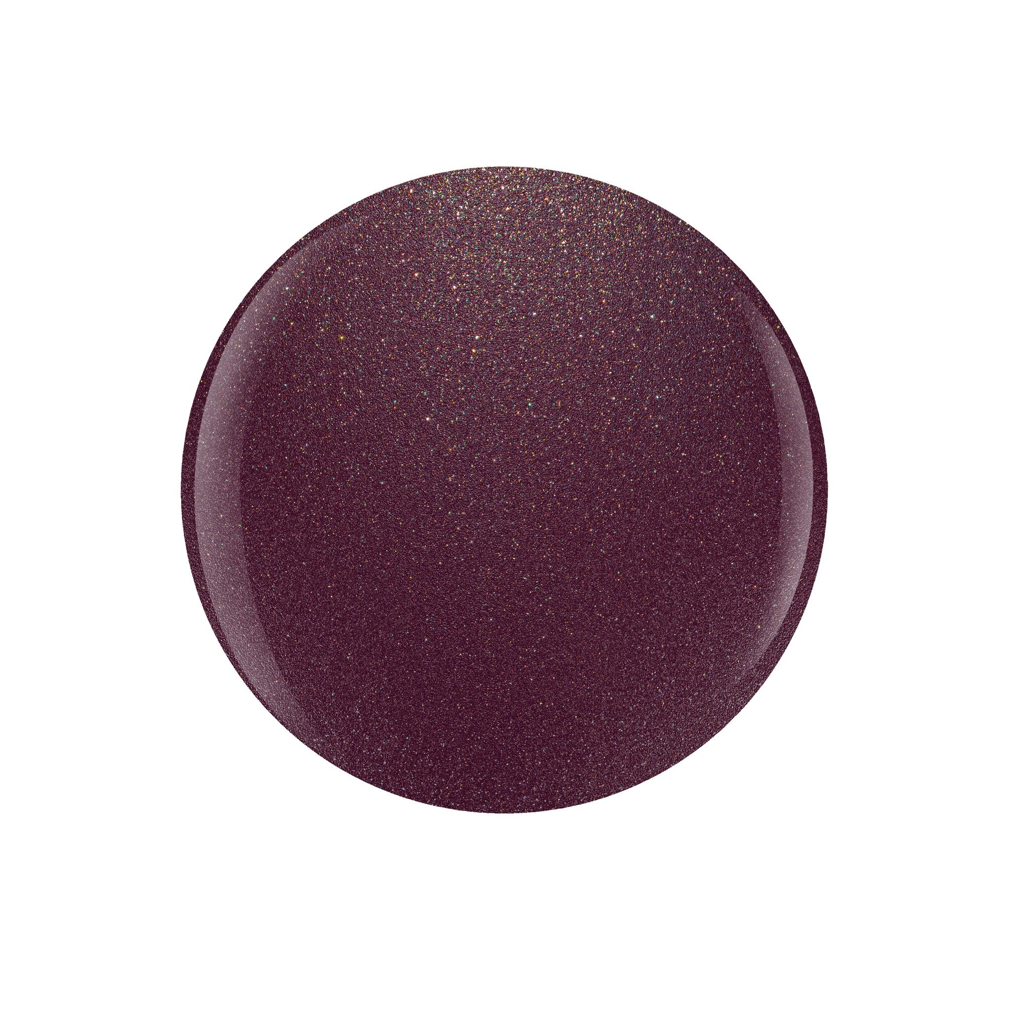 Plum Intended - Eggplant With Gold Glitter