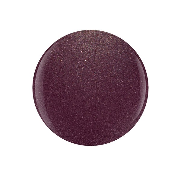 Plum Intended - Eggplant With Gold Glitter