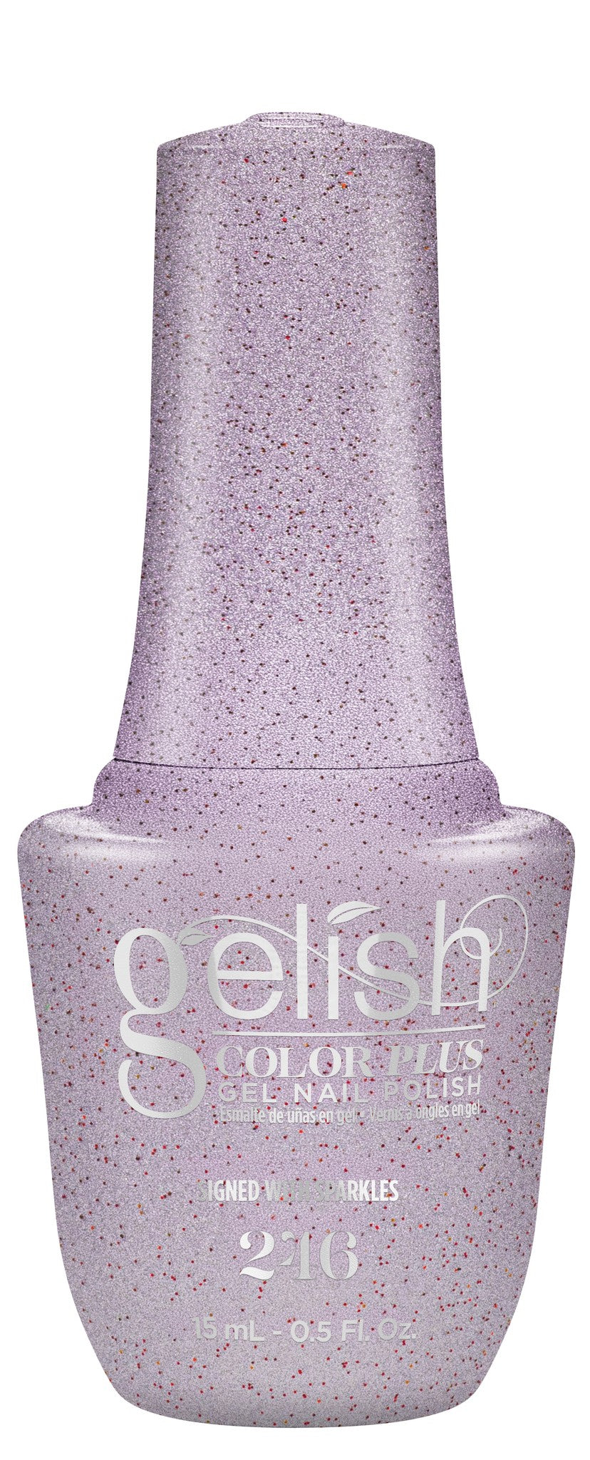Signed With Sparkles - Silver Lavender Glitter