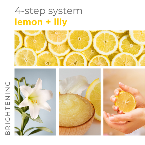Be Care Love Brightening Lemon + Lily 4-step Packet Box