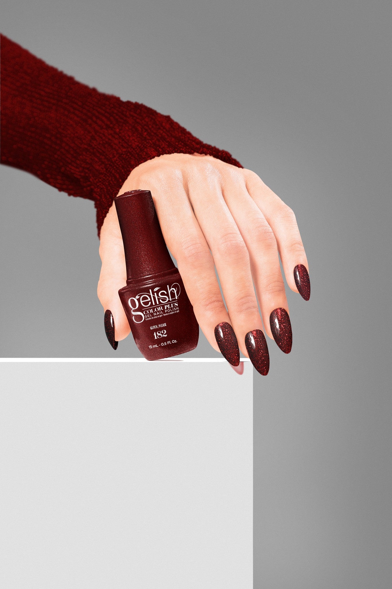 Glitch, Please - Chunky Burgundy Glitter