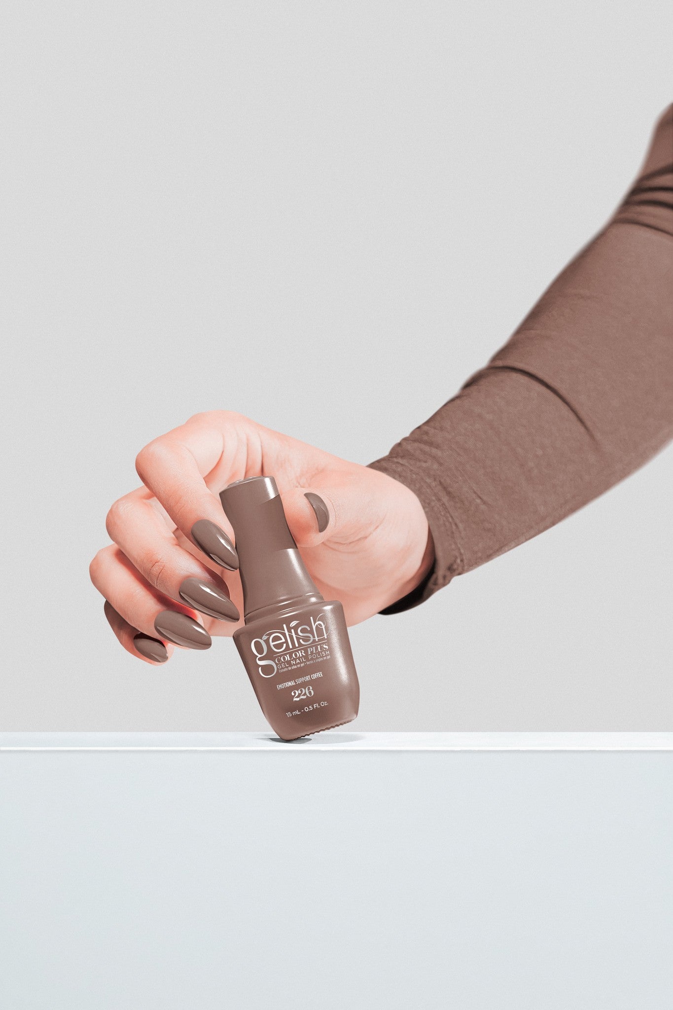 Gelish Color Plus - Emotional Support Coffee .5oz Secondary image