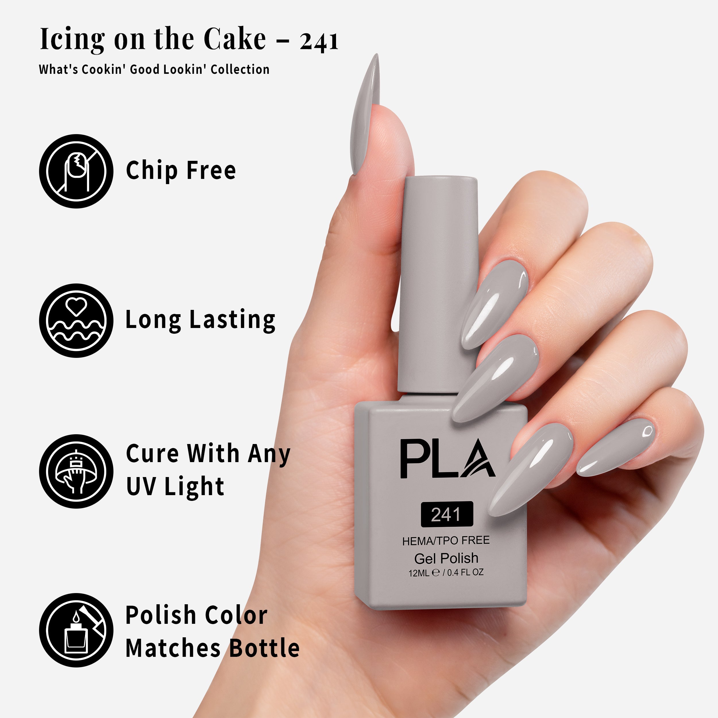 PLA Gel Polish 12ml - Icing on the Cake 241