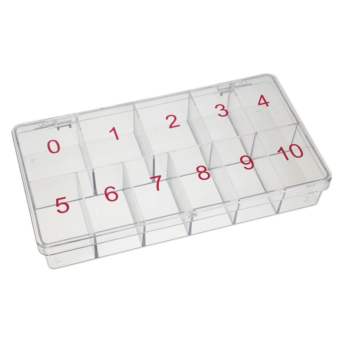 Debra Lynn Nail Tip Storage Box - Clear (DL-C214)