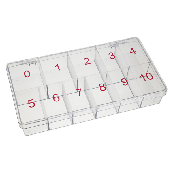 Debra Lynn Nail Tip Storage Box - Clear (DL-C214)